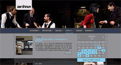 Desktop Screenshot of divadloarena.cz