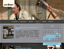 Tablet Screenshot of divadloarena.cz