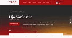 Desktop Screenshot of divadloarena.sk